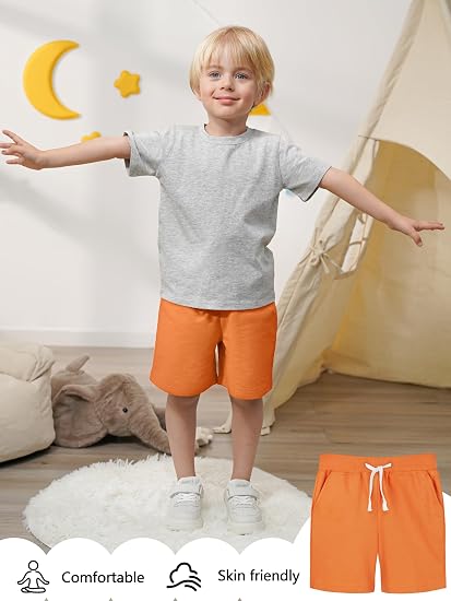Resinta Boys Cotton Shorts 4-Pack