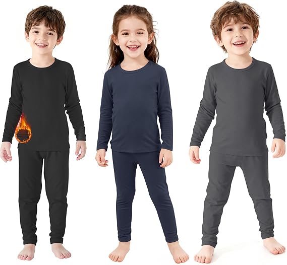 Zando Boys Thermal Underwear Set 3-Pack