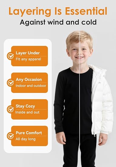 Zando Boys Thermal Underwear Set 3-Pack