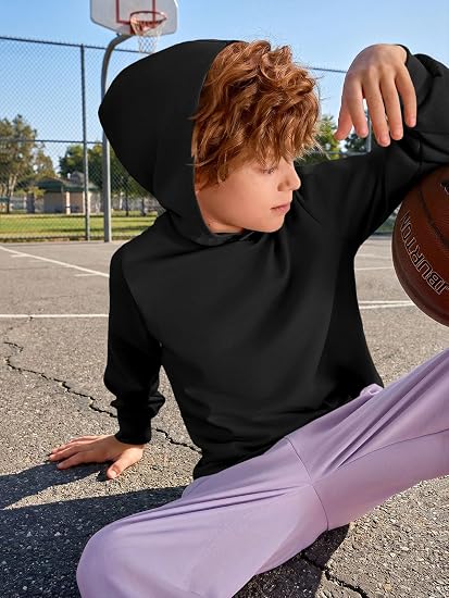 Haloumoning Boys Hooded Sweatshirt