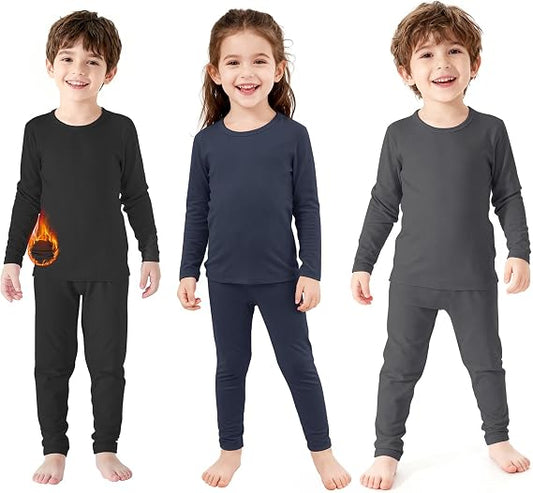 Zando Boys Thermal Underwear Set 3-Pack