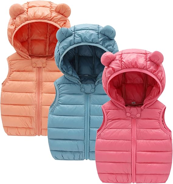 Boys & Girls Hooded Puffer Vest